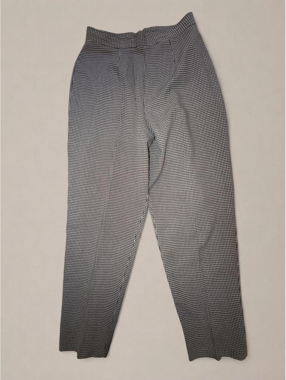 Vintage black & white gingham trousers 🖤